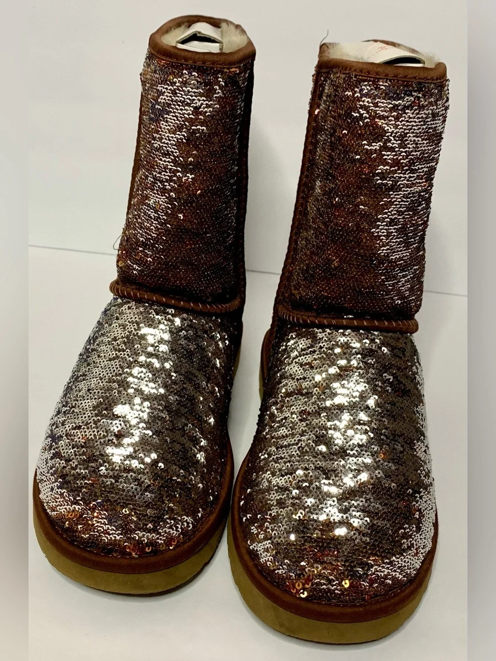 UGG Australia Classic Short Sparkles Sequin Boots (Rare Color-way)